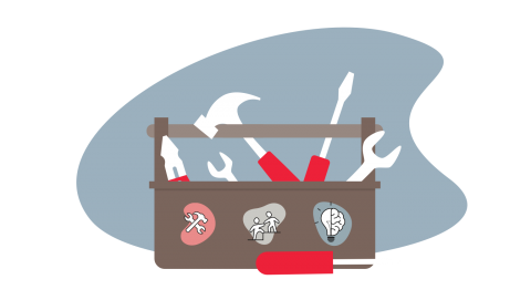 An image of the equip, enable and empower toolbox
