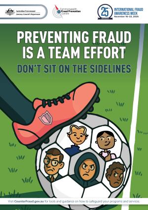International Fraud Awareness Week 2025 - A3 Poster image