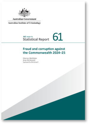 Fraud and Corruption Against the Commonwealth 2024–25 report cover